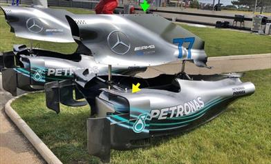 GP FRANCIA - MERCEDES W09: apre il camino sul cofano motore - GP FRANCIA - MERCEDES W09: apre il camino sul cofano motore