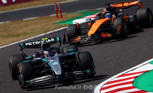 GP Giappone - Analisi passo gara PL1: Russell sfida le McLaren. Tsunoda ingiudicabile