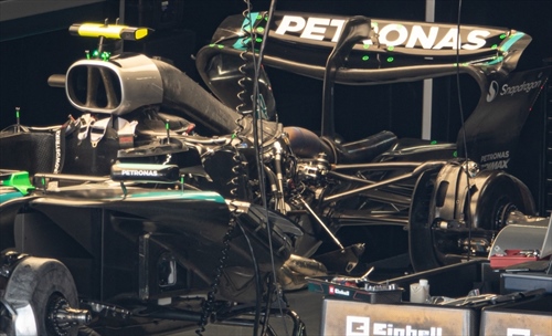 GP Giappone - Immagini dal circuito - Le monoposto «a nudo», setup e dettagli - GP Giappone - Prime immagini dal circuito