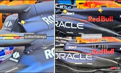 GP Giappone - Immagini dal circuito. Nuovo inlet sulla Red Bull in stile Ferrari. Novità anche per Aston Martin - GP Giappone - Prime immagini dal circuito, confronto ali posteriori. Novità Aston Martin e Red Bull