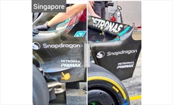 GP Giappone: immagini dal circuito. La Ferrari promuove il nuovo fondo - GP Giappone: prime immagini dal circuito. Ferrari coraggiosa, cerca conferme. Aston Martin preoccupata?