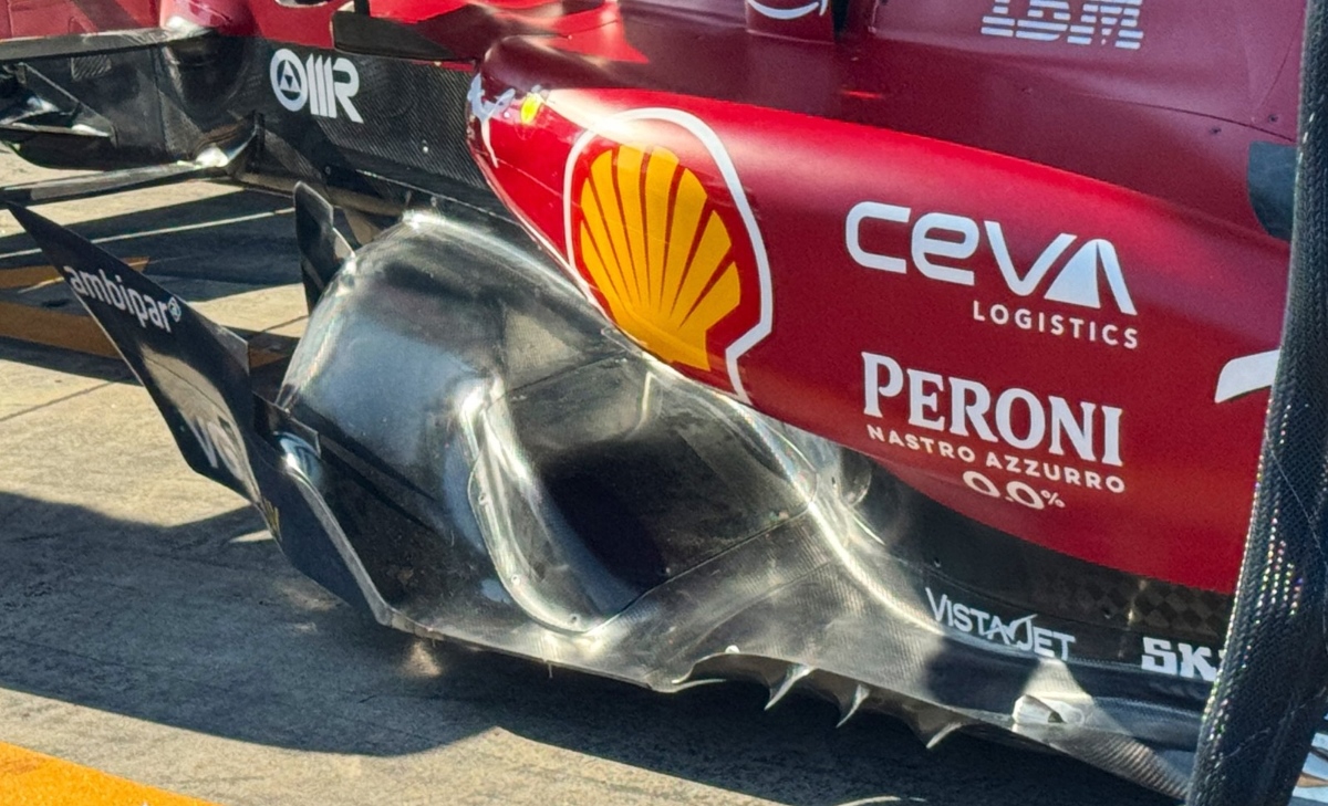 GP Imola - Immagini dal circuito: confronto ali posteriori e anteriori