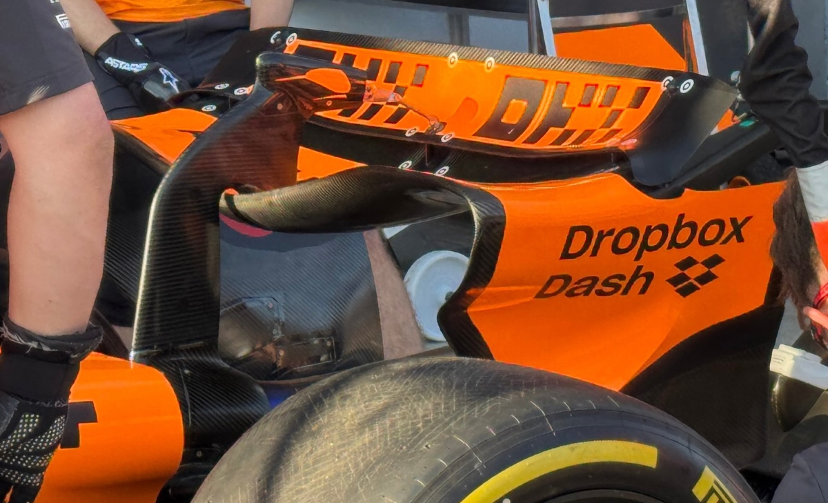 GP Imola - Immagini dal circuito: confronto ali posteriori e anteriori