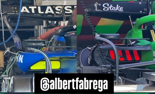 GP Imola - Immagini dal circuito: le novità di Red Bull e Mercedes  - GP Imola - Immagini dal circuito: confronto ali posteriori e anteriori