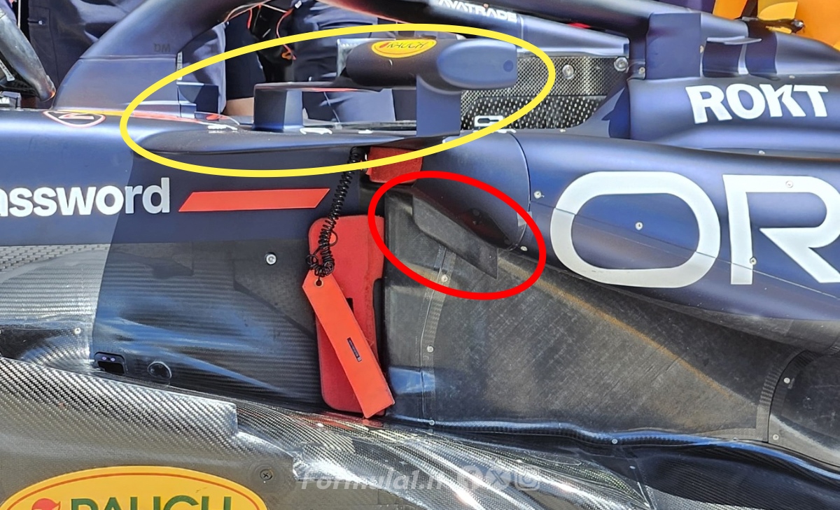 GP Imola - Immagini dal circuito: le novità di Red Bull e Mercedes