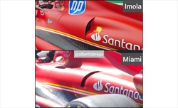 GP Imola - Prime immagini dal circuito - Ecco la «nuova» Ferrari SF-24 - GP Imola - Prime immagini dal circuito - Ecco la «nuova» Ferrari