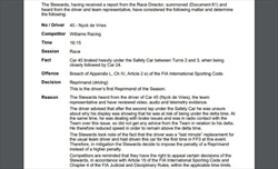 GP Italia 2022 - La FIA risponde alle critiche e De Vries viene graziato: i comunicati - GP Italia 2022 - La FIA risponde alle critiche e De Vries viene graziato: i comunicati