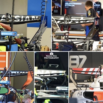 GP Italia - Analisi tecnica e immagini dalla pitlane: Ferrari all'attacco, novità per tutti - GP Italia  - Analisi tecnica e immagini dalla pitlane: ali posteriori