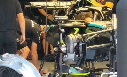 GP Italia - Analisi tecnica e immagini dalla pitlane: Ferrari all'attacco, novità per tutti - GP Italia - Analisi tecnica e immagini dalla pitlane: dettaglio freni Mercedes