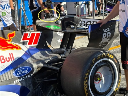 GP Italia - Analisi tecnica e immagini dalla pitlane: Ferrari all'attacco, novità per tutti - GP Italia - Analisi tecnica e immagini dalla pitlane: ala posteriore VCARB03