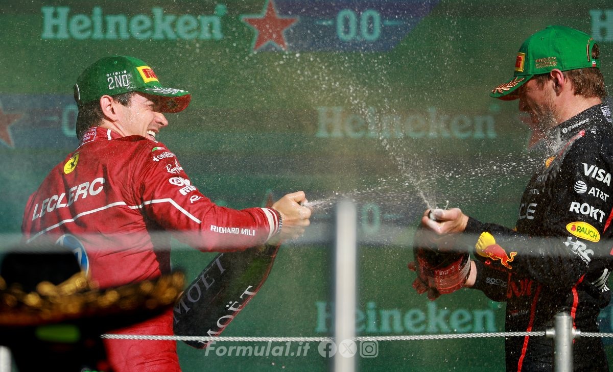 GP Città del Messico, Leclerc e Verstappen