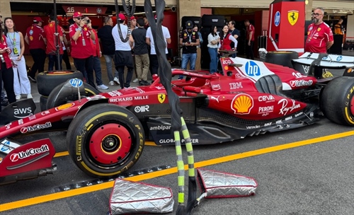 GP Messico - Analisi tecnica e immagini dal circuito: confronto prese d'aria e setup - GP Messico - Analisi tecnica e immagini dal circuito: Ferrari