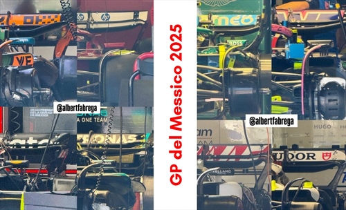 GP Messico - Analisi tecnica e immagini dal circuito: confronto ali posteriori - GP Messico - Analisi tecnica e immagini dal circuito: i setup delle scuderie