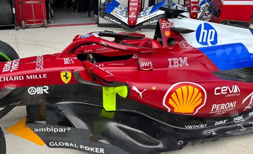 GP Miami - Prime immagini dal circuito: confronto ali posteriori - GP Miami - Prime immagini dal circuito: la Ferrari, gradino e bordo fondo