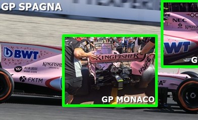 Gp Monaco: FORCE INDIA con una T-Wing triplano - Gp Monaco: FORCE INDIA con una T-Wing triplano