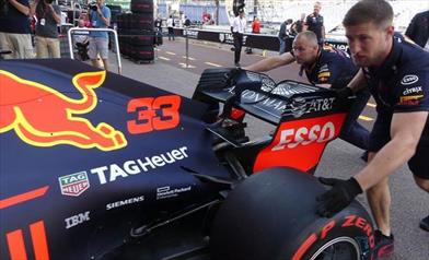 GP MONACO - RED BULL RB14: ala posteriore da alto carico, Deck Wing e Monkey Seat - GP MONACO - RED BULL RB14: ala posteriore da alto carico, Deck Wing e Monkey Seat
