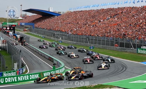 GP Olanda - Sprint, cambia la griglia di partenza: due piloti partiranno dalla pit lane