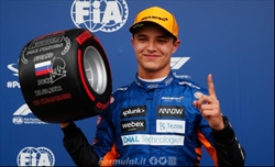 Gp Russia - Lezione dai giovani viziati, Norris in Pole Position