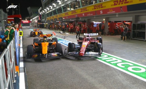 GP Singapore, FP2: contatto tra Norris-Leclerc in pit-lane! I dettagli
