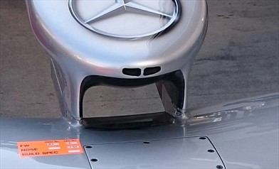 Gp Sochi: MERCEDES con piccole novità sulla W08 - Gp Sochi: MERCEDES con piccole novitÃ  sulla W08
