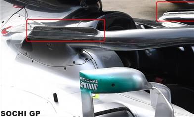 GP SOCHI - MERCEDES W09: c'è una seconda evoluzione dell'aerodinamica sull'Halo - GP SOCHI - MERCEDES W09: c'è una seconda evoluzione dell'aerodinamica sull'Halo