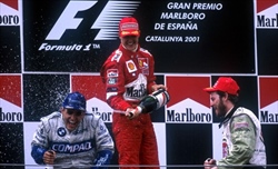 GP Spagna 2001: destino crudele per Hakkinen, Schumi ringrazia - GP Spagna 2001: destino crudele per Hakkinen, Schumi ringrazia