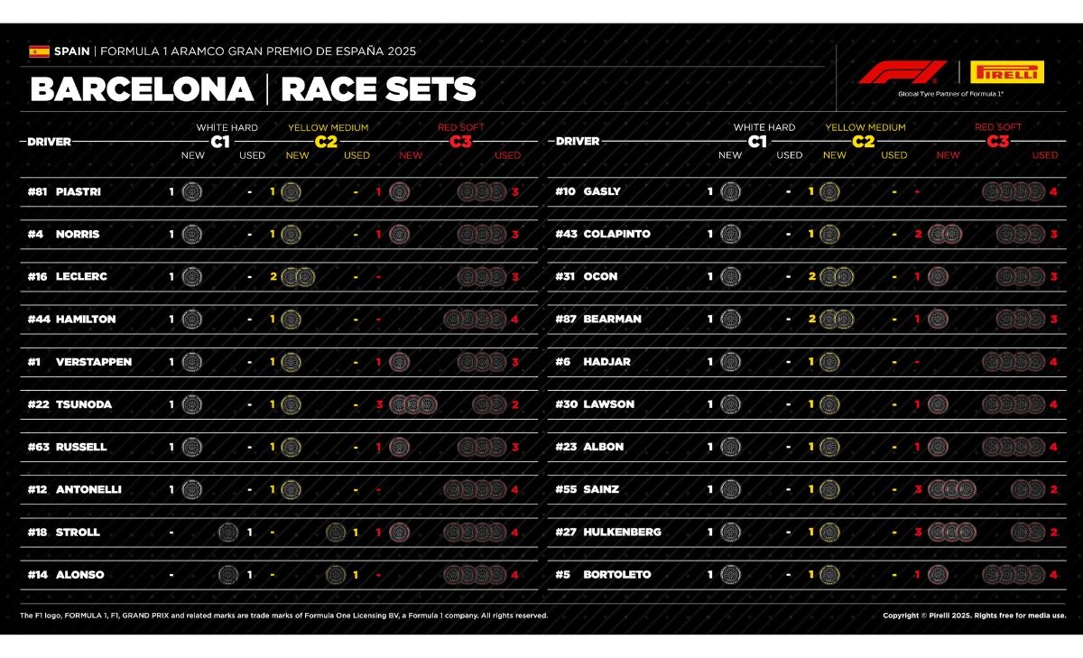 GP Spagna 2025 - strategie