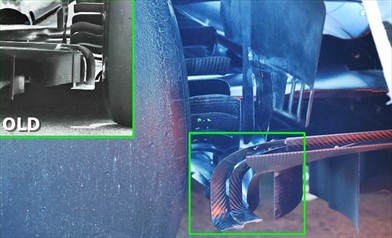 Gp Spagna: Mercedes W08 con novità sul diffusore - Gp Spagna: Mercedes W08 con novitÃ  sul diffusore