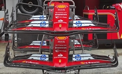 GP Spagna - Prime immagini dal circuito - Ecco la Ferrari a Barcellona - GP Spagna - Prime immagini dal circuito - Ali anteriori