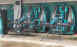 GP Spagna - Prime immagini dal circuito - Ecco la Ferrari a Barcellona - GP Spagna - Prime immagini dal circuito - Ali anteriori