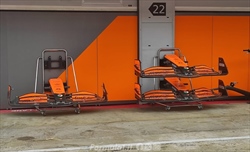 GP Spagna - Prime immagini dal circuito - Ecco la Ferrari a Barcellona - GP Spagna - Prime immagini dal circuito - Ali anteriori