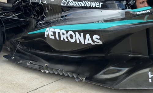 GP Stati Uniti - Analisi tecnica e immagini dal circuito: i setup delle scuderie - GP Stati Uniti - Analisi tecnica e immagini dal circuito: la Mercedes