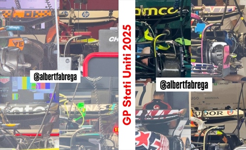 GP Stati Uniti - Analisi tecnica e immagini dal circuito: i setup delle scuderie - GP Stati Uniti - Analisi tecnica e immagini dal circuito: confronto ali posteriori
