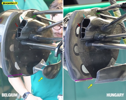 GP Ungheria - Analisi tecnica e immagini dalla pitlane: la AMR26 Evo