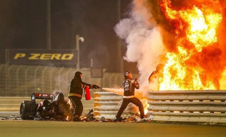 Grosjean parla dell''incidente del 2020: «Una piccola differenza e avrei perso la vita»