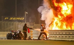 Grosjean parla dell'incidente del 2020: «Una piccola differenza e avrei perso la vita» - Grosjean parla dell'incidente del 2020: «Una piccola differenza e avrei perso la vita»