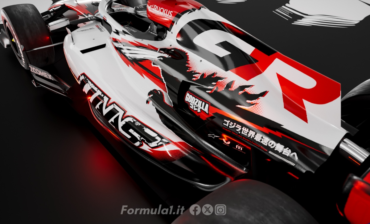 Haas, Godzilla arriva a Suzuka: le foto della livrea speciale