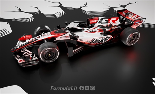 Haas, Godzilla arriva a Suzuka: le foto della livrea speciale - Haas, Godzilla arriva a Suzuka: le foto della livrea speciale