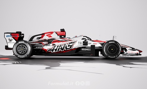Haas, Godzilla arriva a Suzuka: le foto della livrea speciale - Haas, Godzilla arriva a Suzuka: le foto della livrea speciale