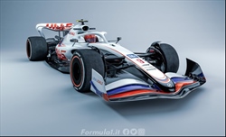 Haas - La livrea 2021 sul modello 2022