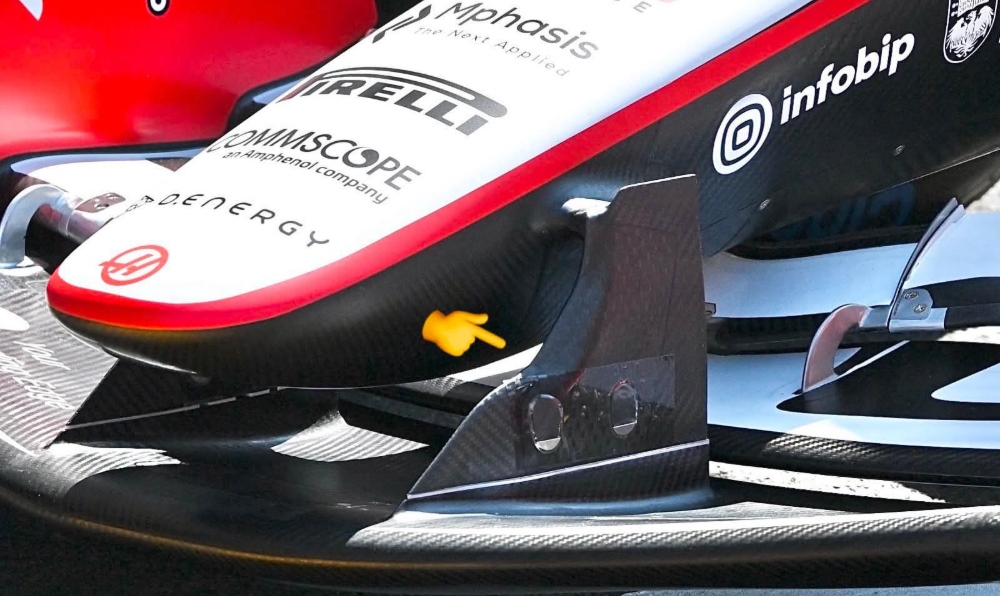 Haas porta a Spa la soluzione tecnica più coraggiosa e inedita Haas porta a Spa la soluzione tecnica più coraggiosa e inedita