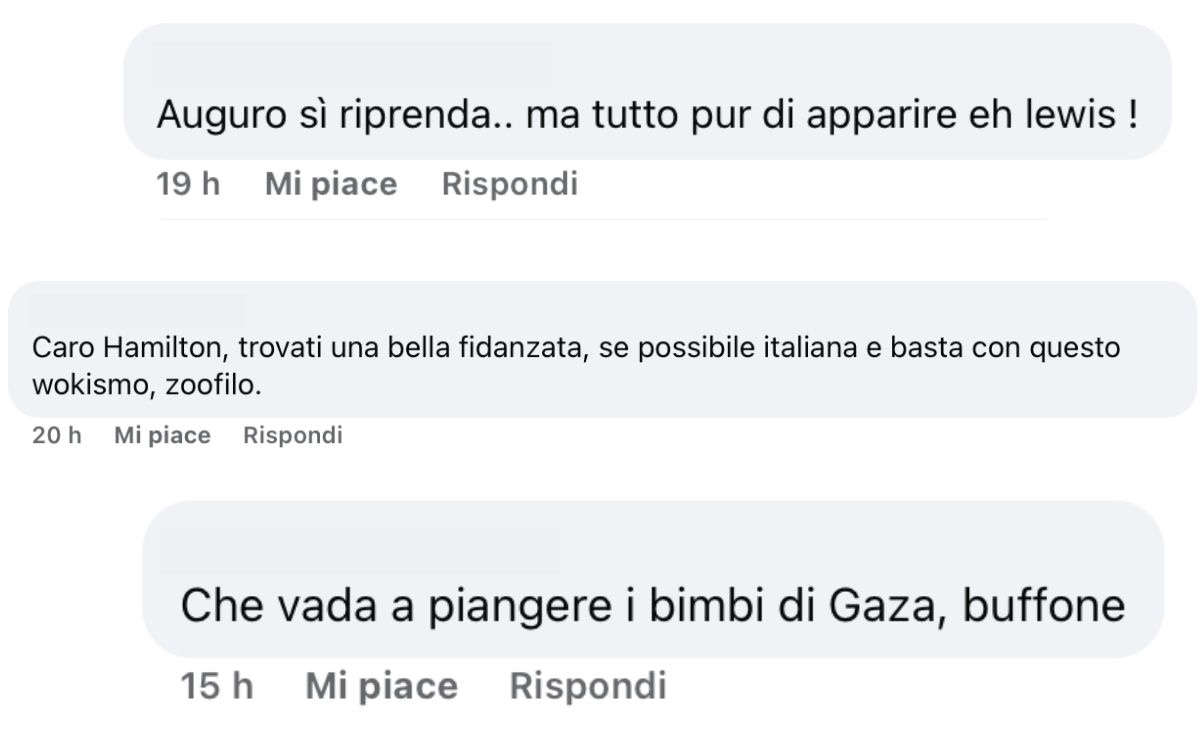Hamilton sceglie Roscoe, ma sui social esplode l’odio: dov’è finita l’umanità?