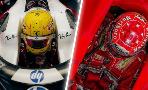 Hamilton, Schumacher e quel cockpit tutto rosso