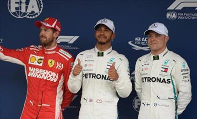 Hamilton si prende la pole nella qualifica delle assurdità, secondo Vettel - Hamilton si prende la pole nella qualifica dell'assurdo in Brasile, poi Vettel