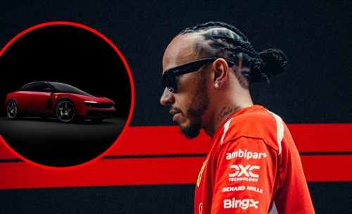 Hamilton sulla Ferrari Luce: prima esita poi ne esalta le sensazioni - Hamilton sulla Ferrari Luce: prima esita poi ne esalta le sensazioni