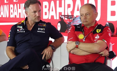 Horner appoggia Vasseur: «È capace di guidare un grande team come la Ferrari»