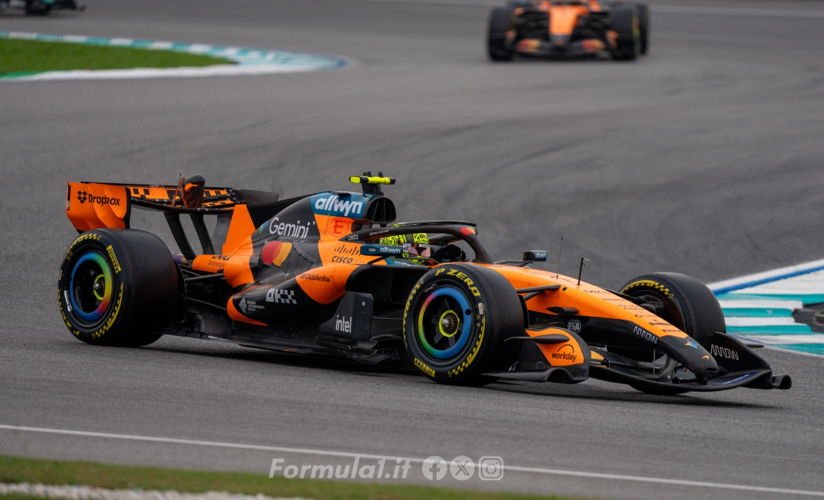 Il Karma di Sepang: Norris sbaglia come colapinto a Baku