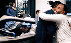 Il sogno di Hamilton diventa realtà: «È bello vederlo così felice» - Il sogno di Hamilton diventato realtà: «È bello vederlo così felice»