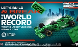 In Arabia Saudita costruita per beneficienza la più grande LEGO di una vettura di Formula 1