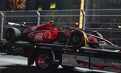 Incidente Sainz a Las Vegas: la Ferrari attende ancora il risarcimento danni
